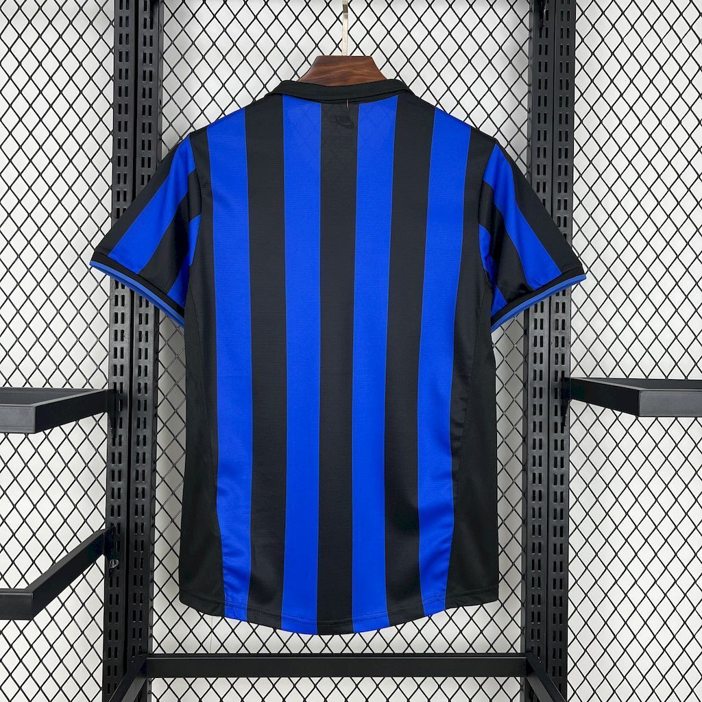 Camisa Pronta Entrega Inter de Milão Home 1998/99 - Nike Retrô Masculina - Azul/Preta