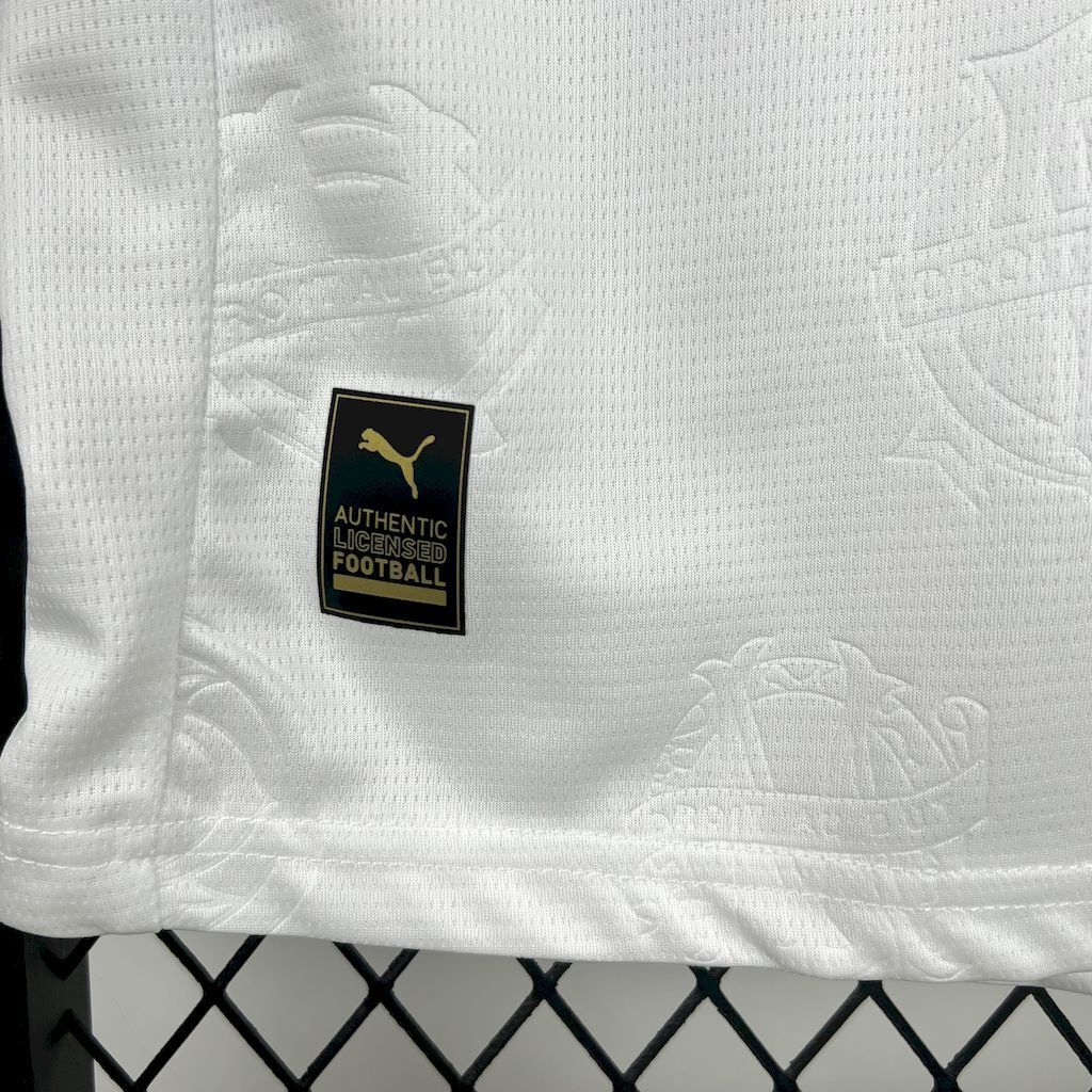 Camisa Pronta Entrega Olympique de Marseille Home 2025/26 - Puma Torcedor Masculina - Branca/Azul