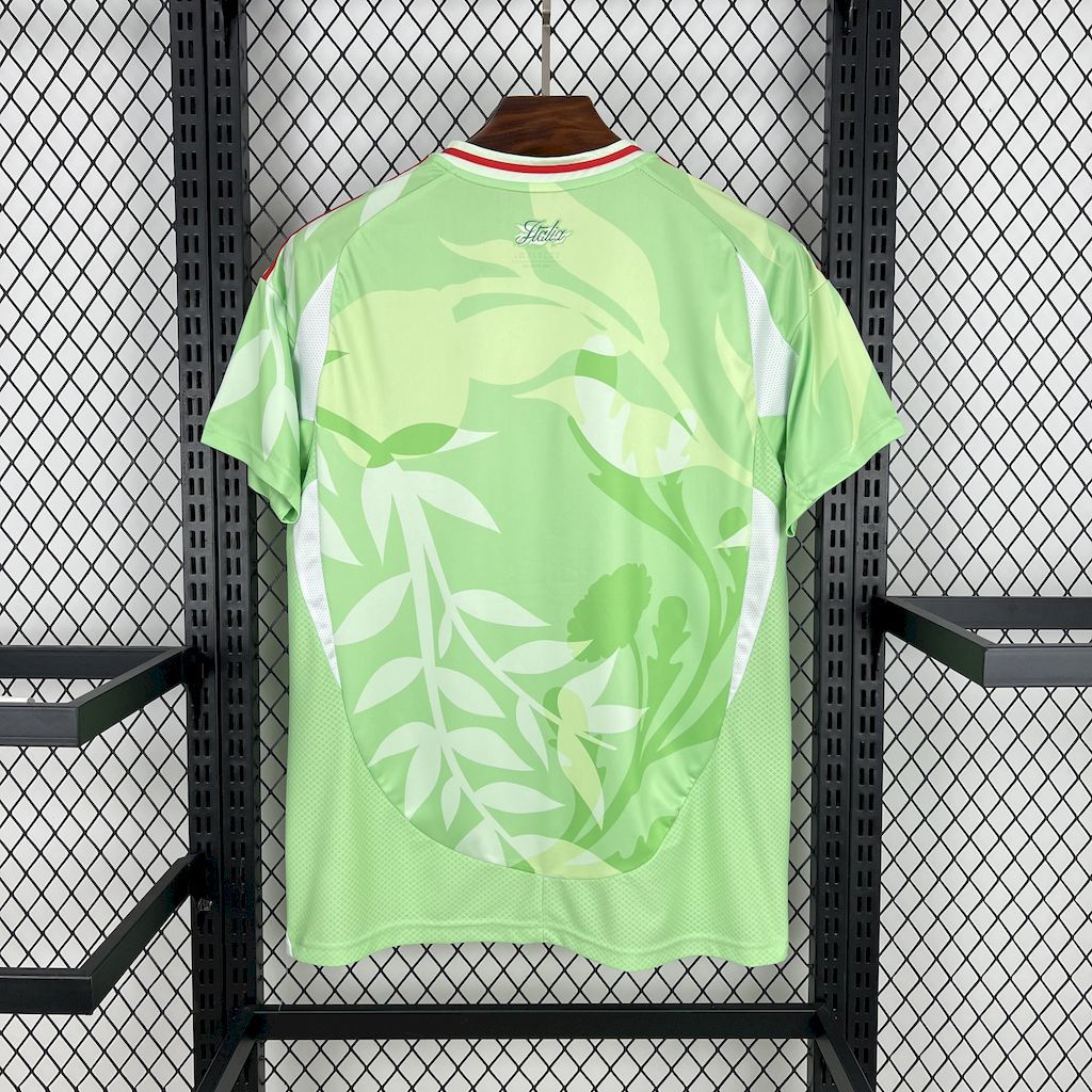 Camisa Pronta Entrega Seleção Itália Away 2025/26 - Adidas Torcedor Masculina - Verde/Vermelha