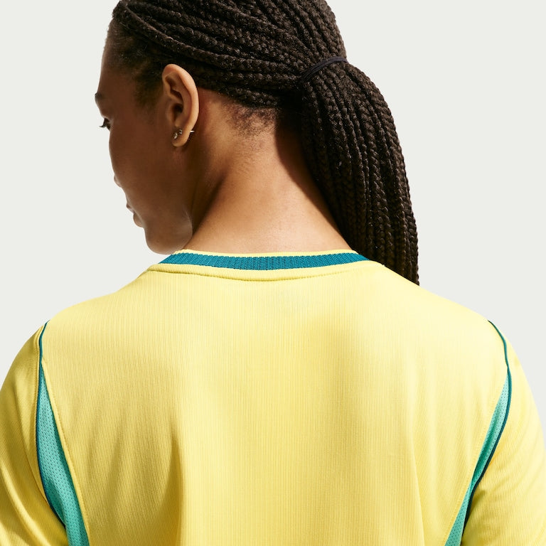 Camisa Pronta Entrega Brasil Home 2026/27 - Nike Torcedor Feminina - Amarela/Verde