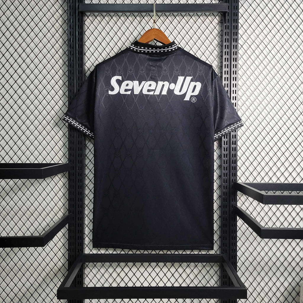 Camisa Pronta Entrega Botafogo Third 1995/96 - Finta Retrô Masculina - Preta/Branca