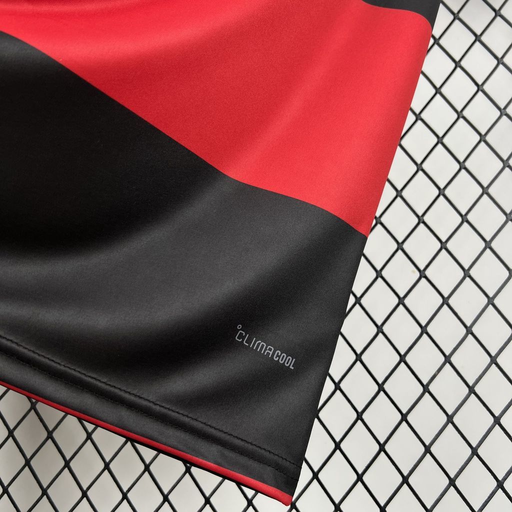 Camisa Pronta Entrega Flamengo Home 2026/27 - Adidas Torcedor Masculina - Vermelha/Preta