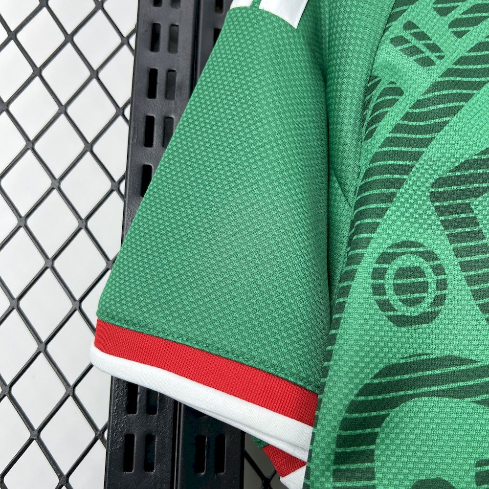 Camisa Pronta Entrega Seleção México Home 2026/27 - Adidas Torcedor Masculina - Verde/Branca