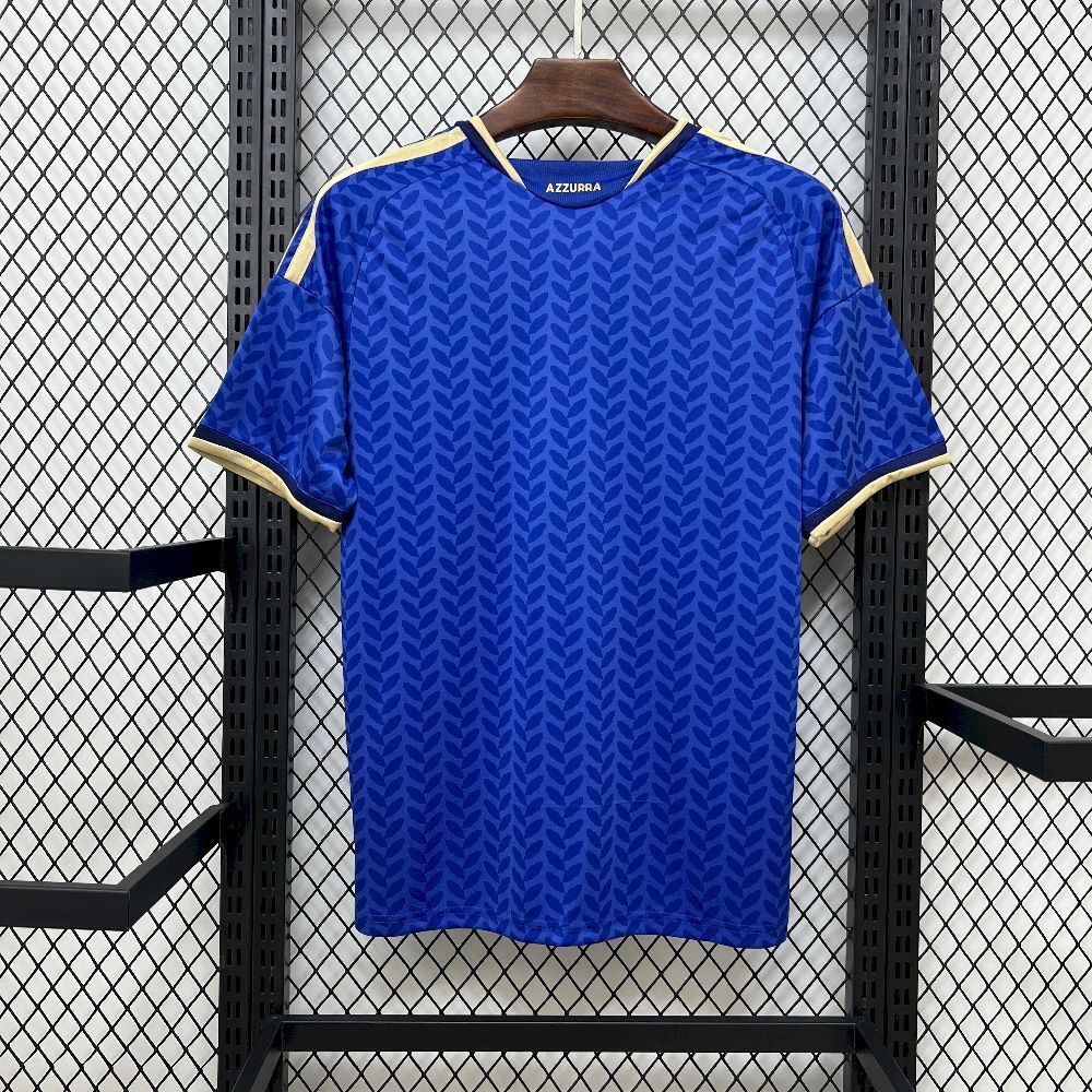 Camisa Pronta Entrega Seleção Itália Home 2026/27 - Adidas Torcedor Masculina - Azul/Dourado