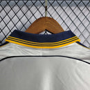 Camisa Pronta Entrega Real Madrid Home 1998/00 - Adidas Retrô Masculina - Branca/Azul