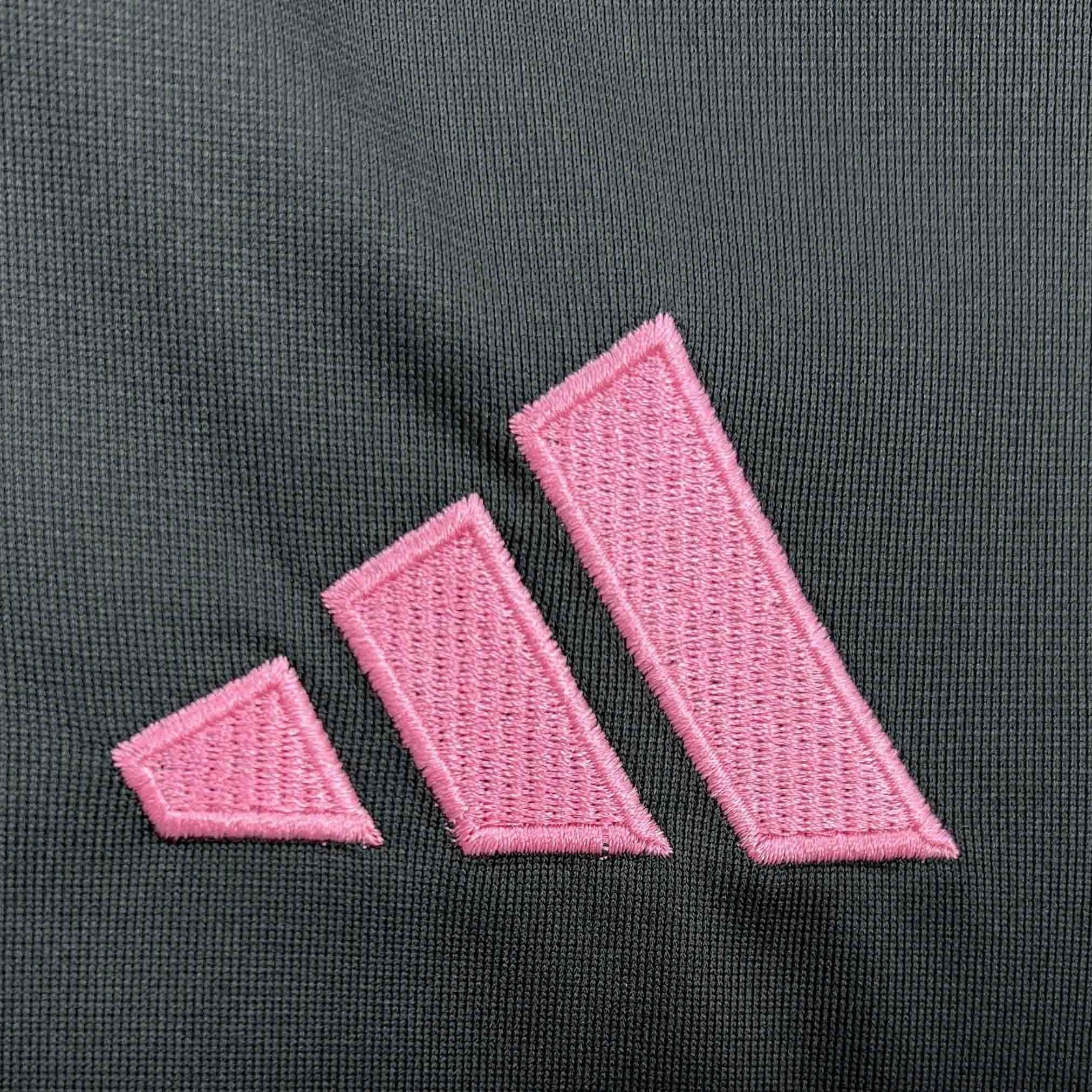 Camisa Pronta Entrega Inter Miami Away 2025/26 - Adidas Torcedor Masculina - Preta/Rosa