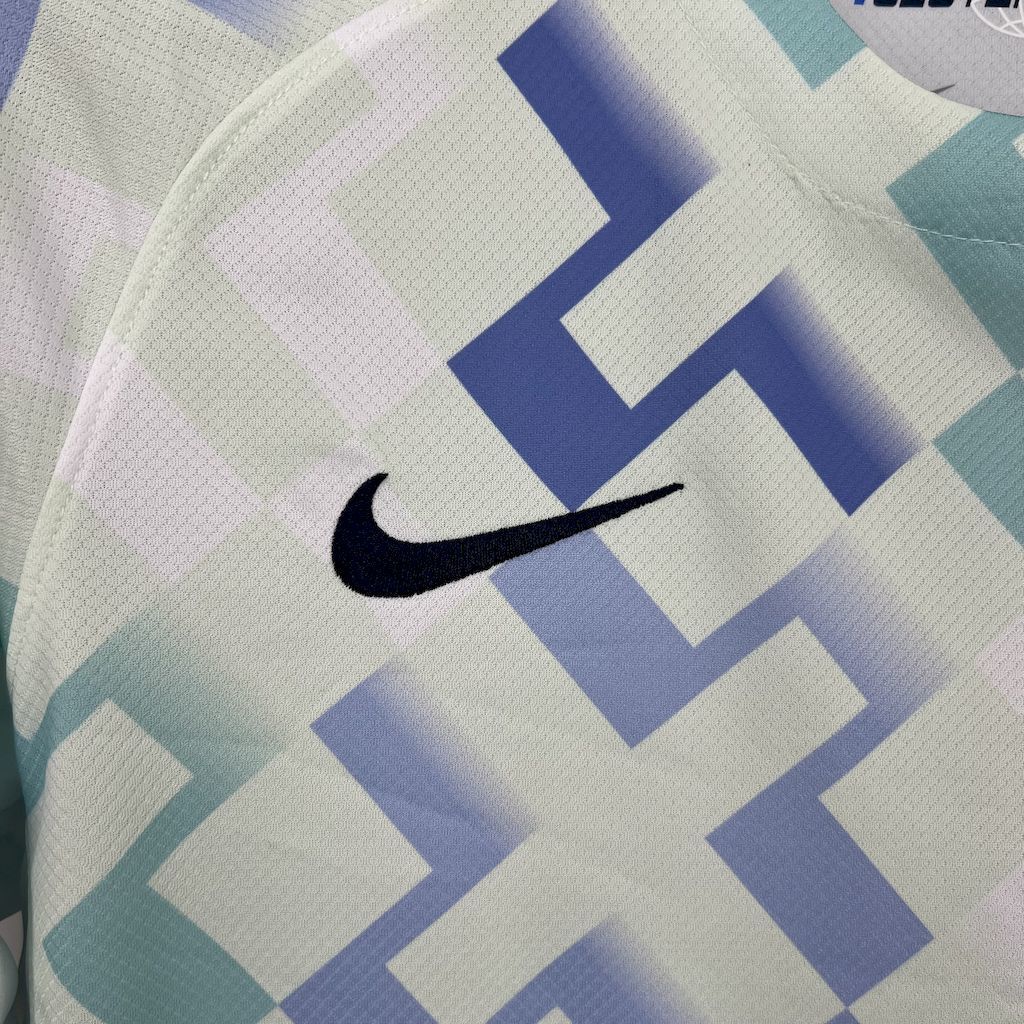 Camisa Pronta Entrega Inter de Milão Away 2025/26 - Nike Torcedor Masculina - Branca/Azul
