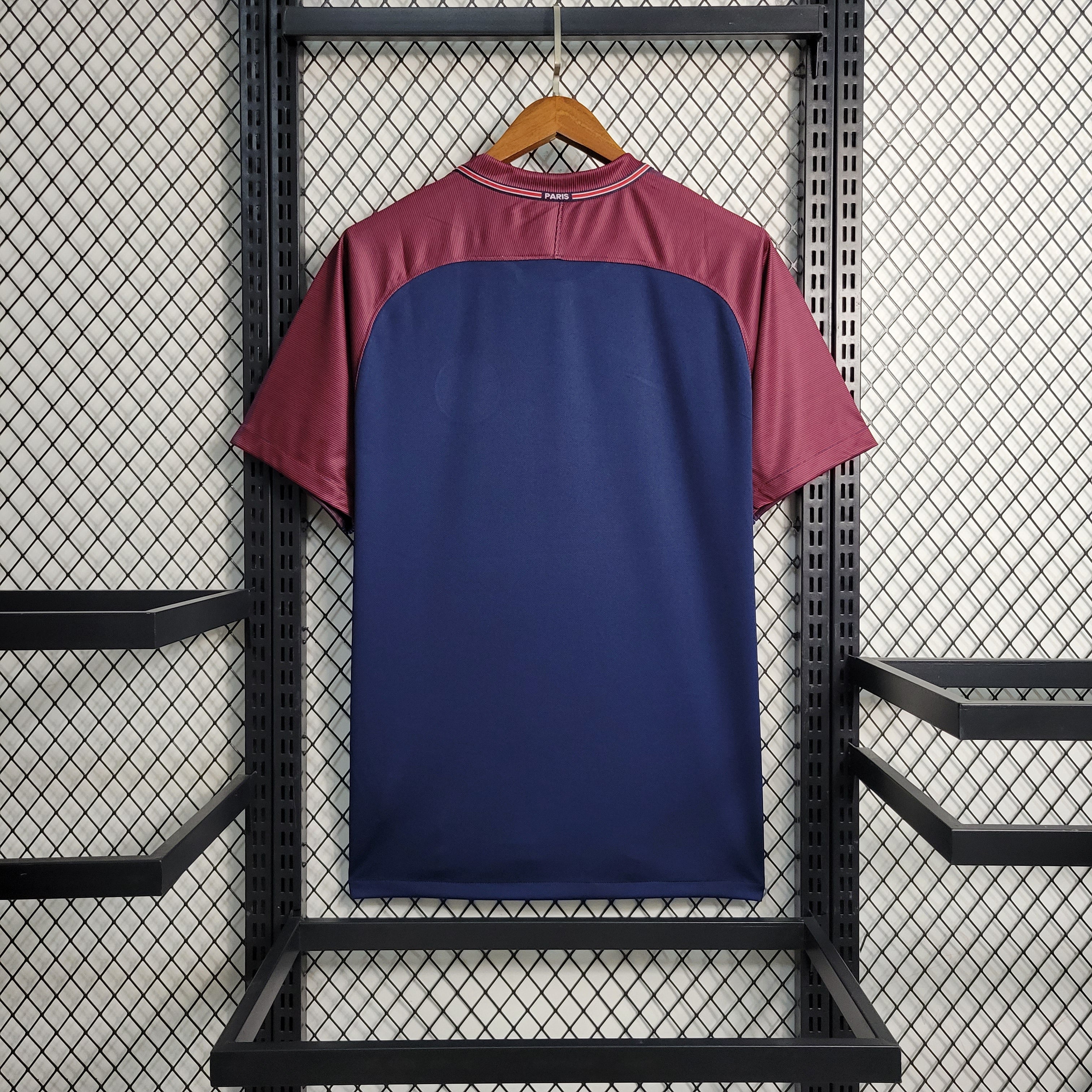 Camisa Pronta Entrega PSG Home 2017/18 - Nike Retrô Masculina - Azul/Bordo
