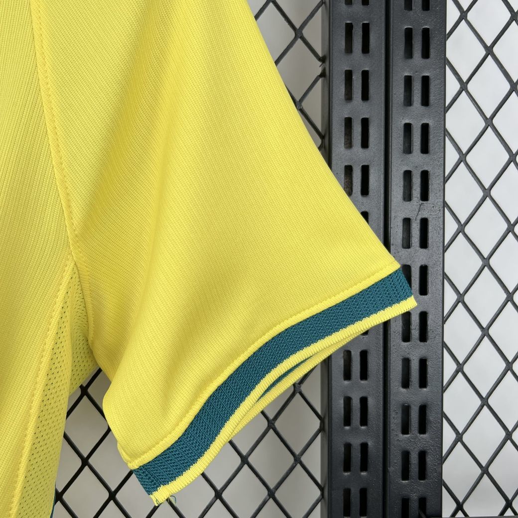 Camisa Pronta Entrega Seleção Brasil Home 2026/27 - Nike Torcedor Masculina - Amarela/Verde