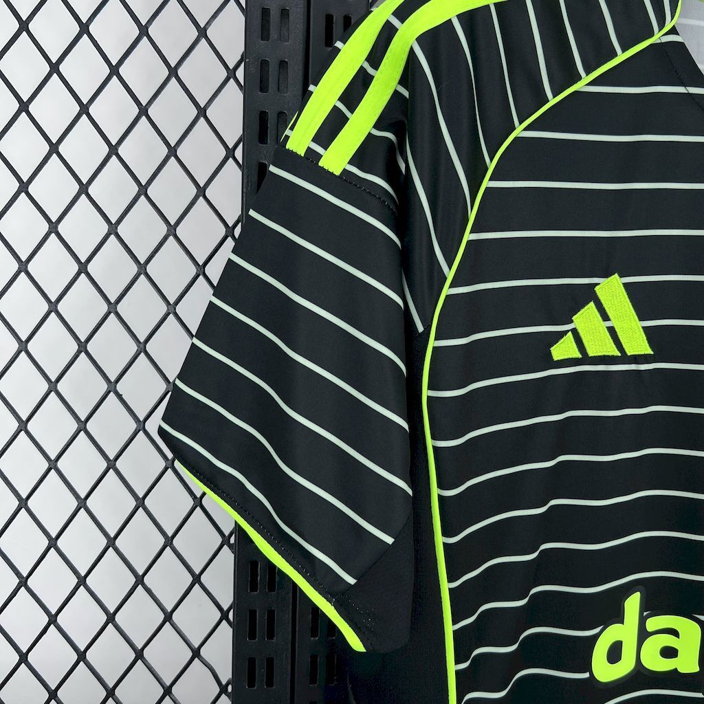 Camisa Pronta Entrega Celtic Away 2025/26 - Adidas Torcedor Masculina - Preta/Verde