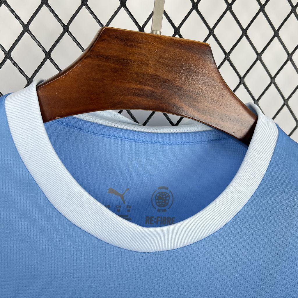 Camisa Pronta Entrega Manchester City Home 2026/27 - Puma Torcedor Masculina - Azul/Branca