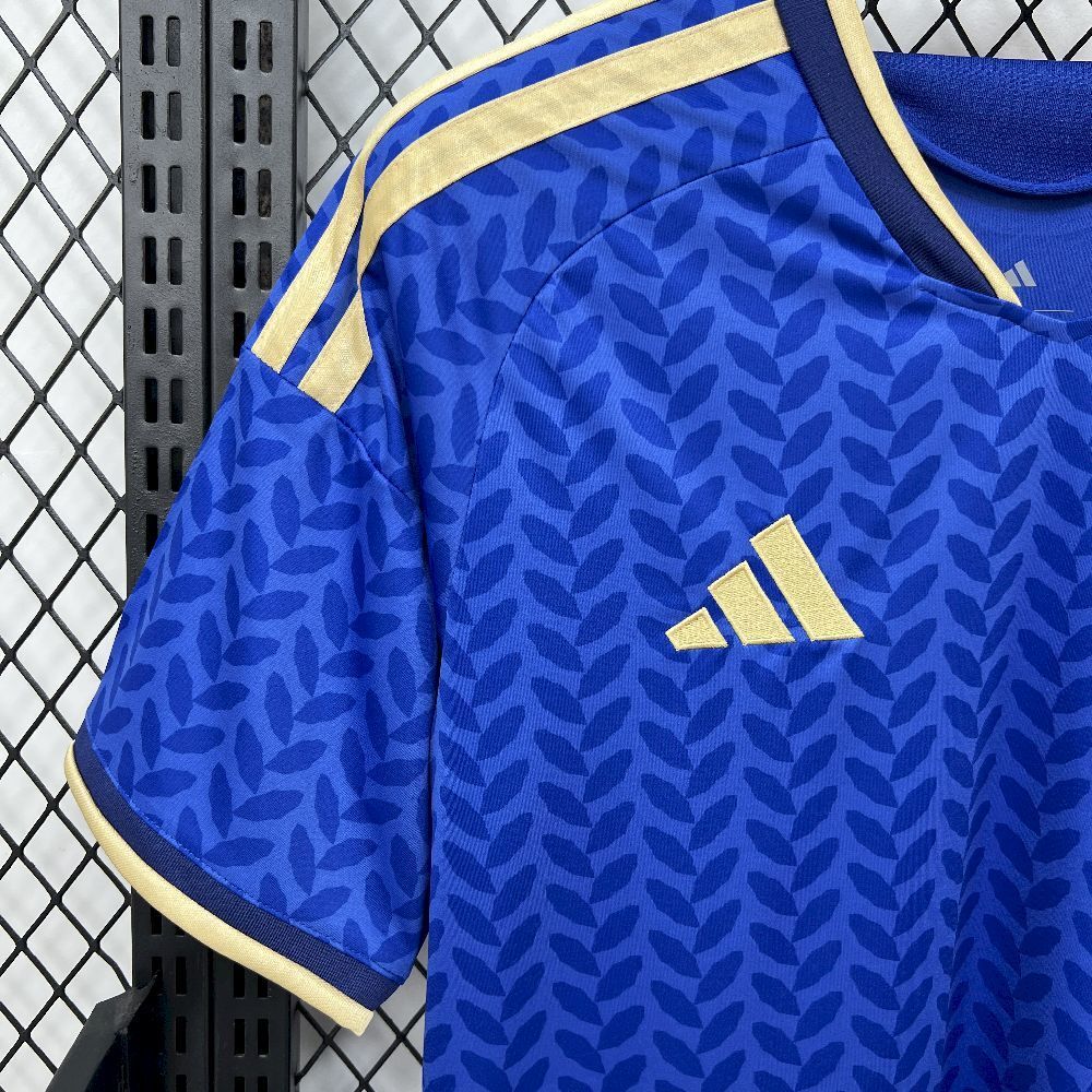Camisa Pronta Entrega Seleção Itália Home 2026/27 - Adidas Torcedor Masculina - Azul/Dourado