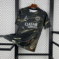 Camisa Pronta Entrega PSG Edição Especial 2025/26 - Jordan Torcedor Masculina - Preta/Musgo
