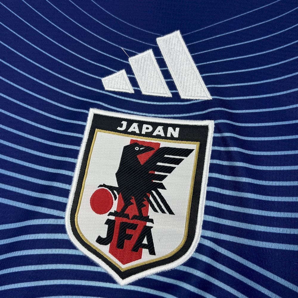 Camisa Pronta Entrega Seleção Japão Home 2026/27 - Adidas Torcedor Masculina - Azul/Branca