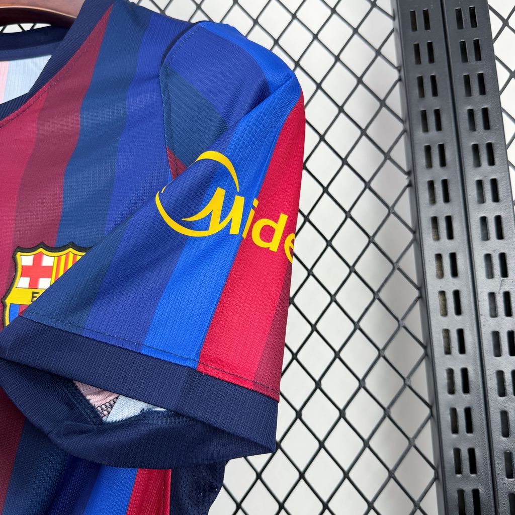 Camisa Pronta Entrega Barcelona Home 2026/27 - Nike Torcedor Masculina - Vermelha/Azul