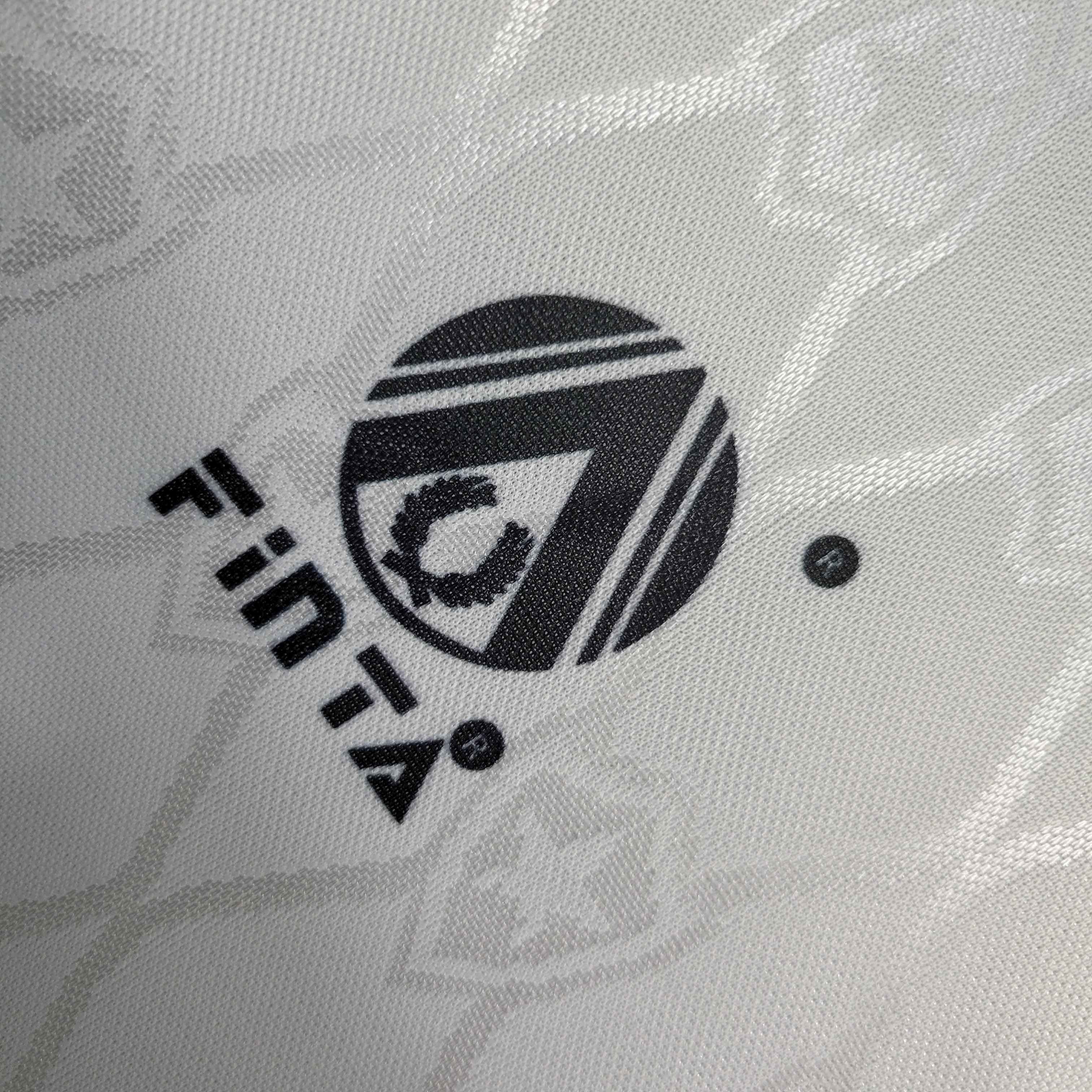 Camisa Pronta Entrega Botafogo Away 1995/96 - Finta Retrô Masculina - Branca/Preta