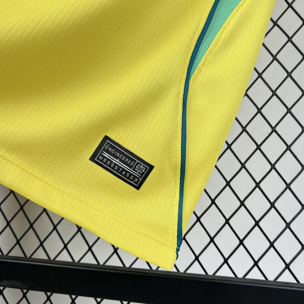 Camisa Pronta Entrega Seleção Brasil Home 2026/27 - Nike Torcedor Masculina - Amarela/Verde