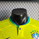 Camisa Pronta Entrega Brasil Home 2022/23 - Nike Jogador Masculina - Amarela/Verde