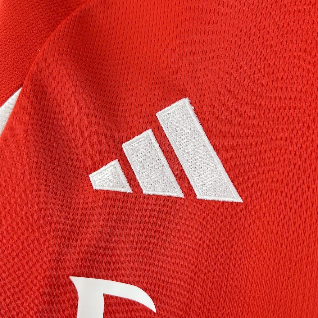 Camisa Pronta Entrega Benfica Home 2025/26 - Adidas Torcedor Masculina - Vermelha/Branca