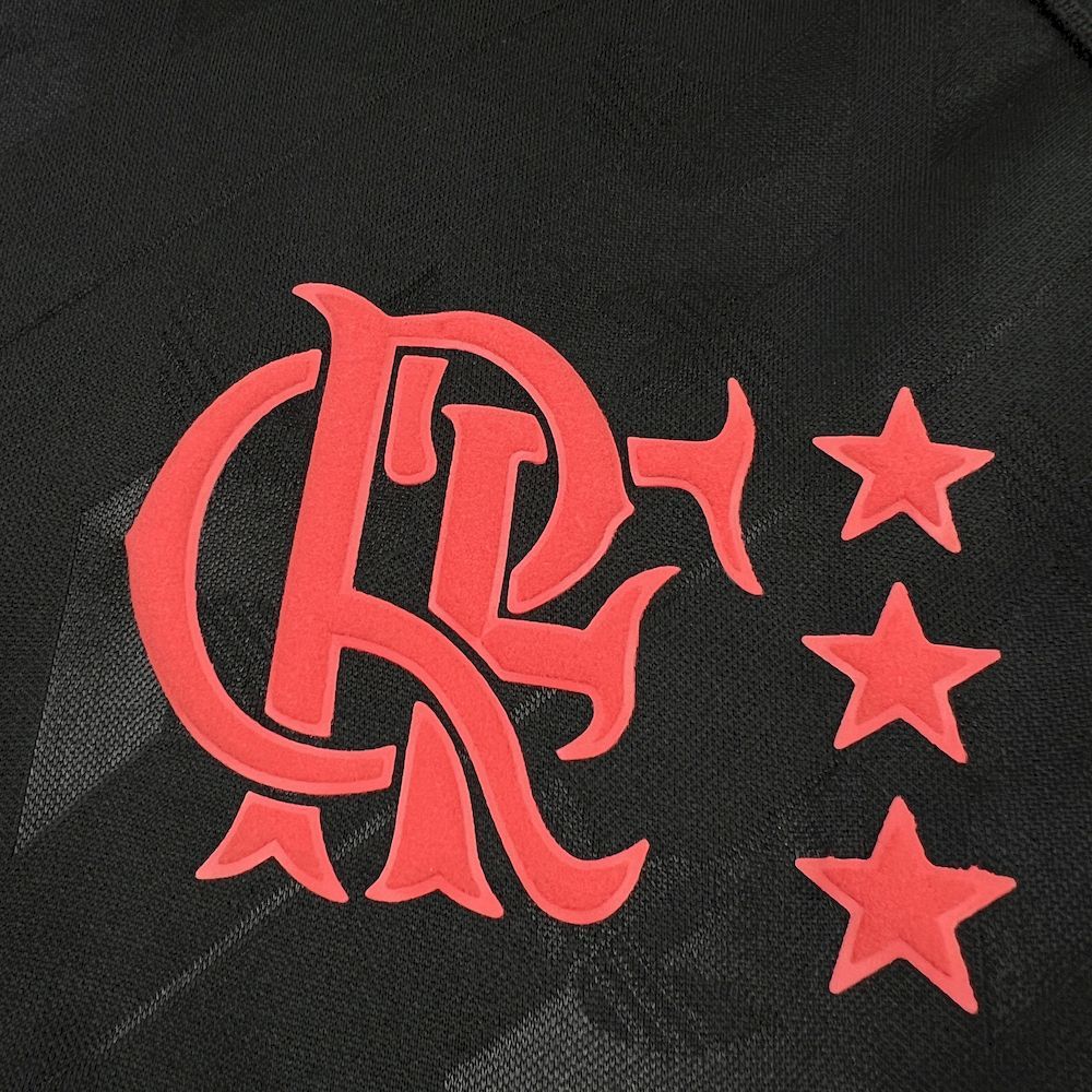 Camisa Pronta Entrega Flamengo Edição Especial 2024/25 - Adidas Torcedor Masculina - Preta/Vermelha