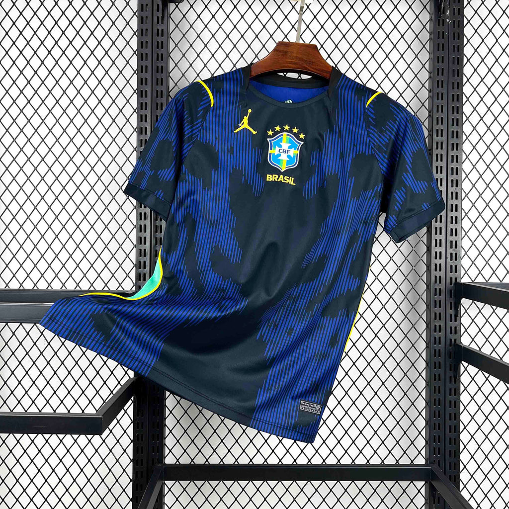 Camisa Pronta Entrega Seleção Brasil Away 2026/27 - Jordan Torcedor Masculina - Azul