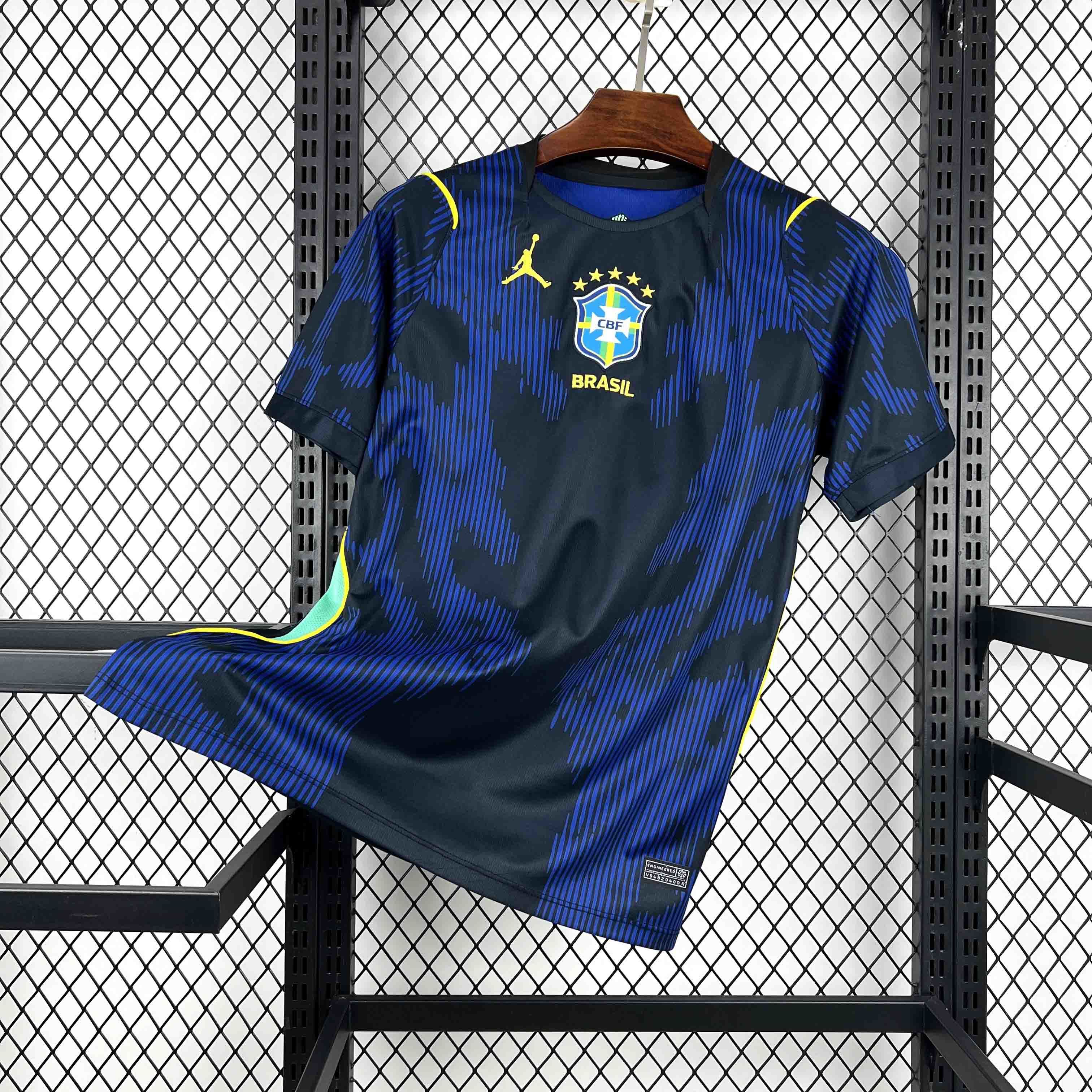 Camisa Pronta Entrega Seleção Brasil Away 2026/27 - Jordan Torcedor Masculina - Azul