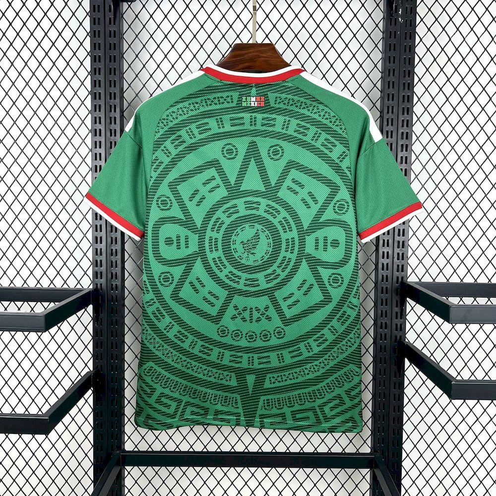 Camisa Pronta Entrega Seleção México Home 2026/27 - Adidas Torcedor Masculina - Verde/Branca