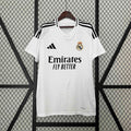 Camisa Pronta Entrega Real Madrid Home 2024/25 - Adidas Torcedor Masculina - Branca/Preta