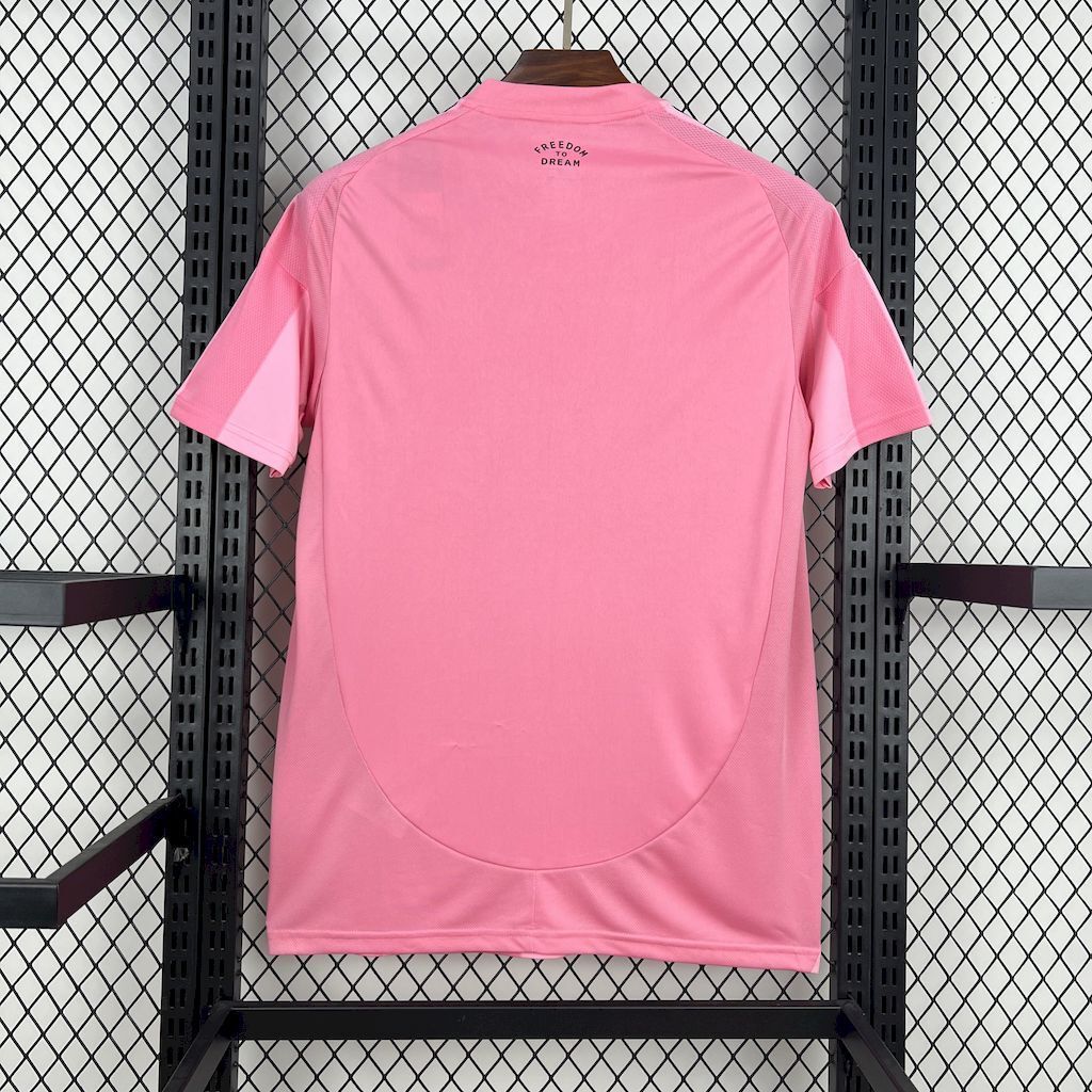 Camisa Pronta Entrega Inter Miami Home 2025/26 - Adidas Torcedor Masculina - Rosa/Preta