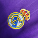 Camisa Pronta Entrega Real Madrid Away 2006/07 - Adidas Retrô Masculina - Roxa/Branca