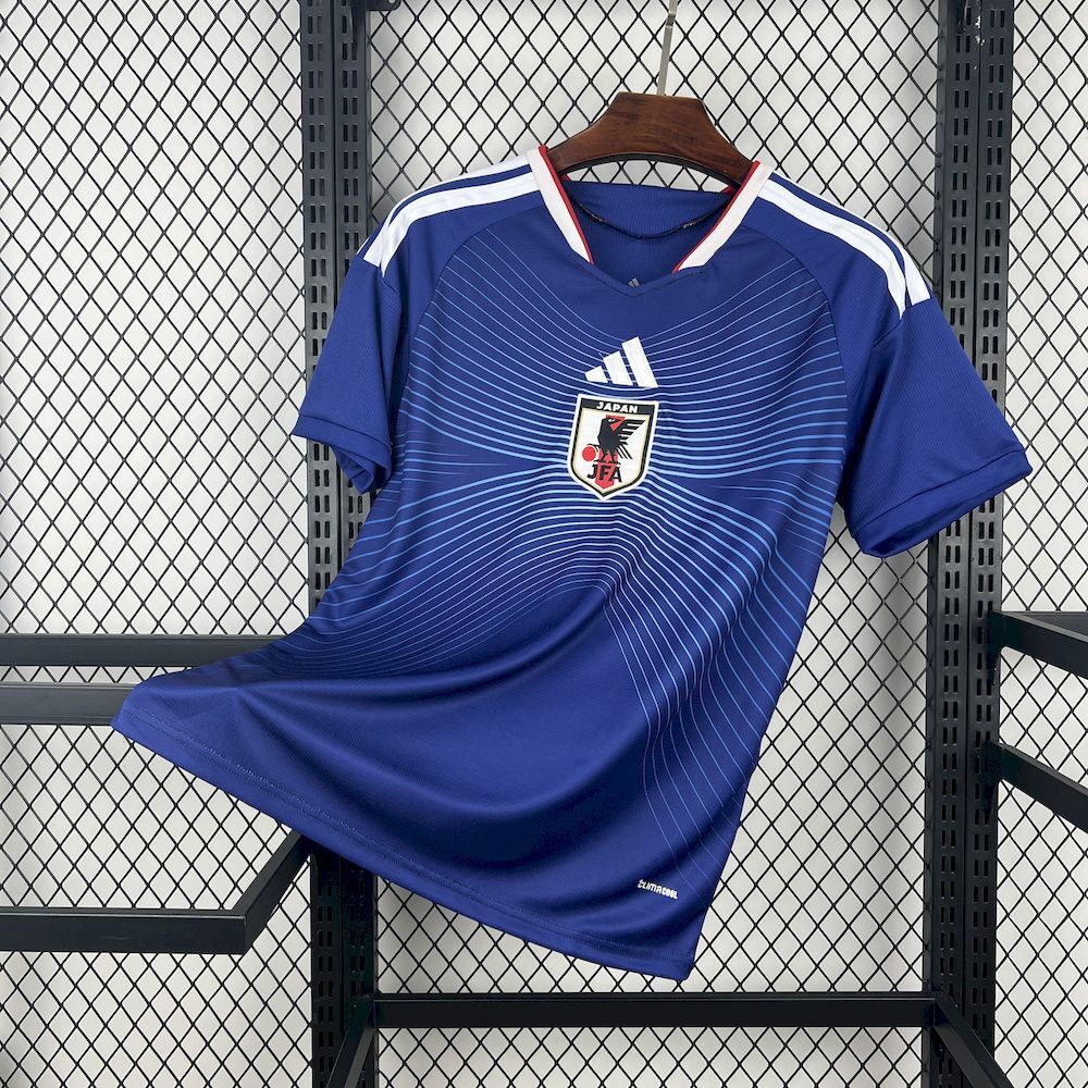 Camisa Pronta Entrega Seleção Japão Home 2026/27 - Adidas Torcedor Masculina - Azul/Branca