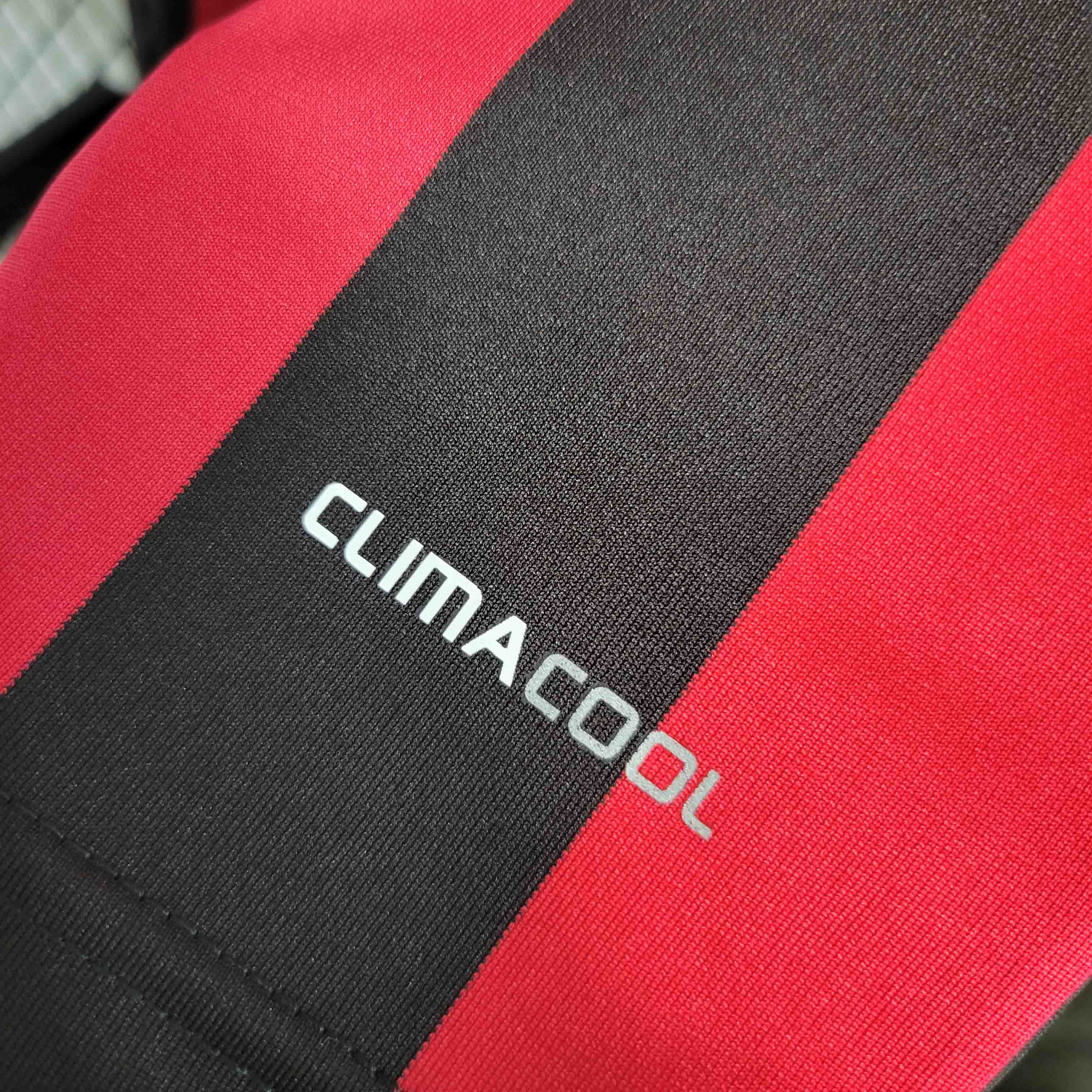 Camisa Pronta Entrega AC Milan Home 2009/10 - Adidas Retrô Masculina - Vermelha/Preta