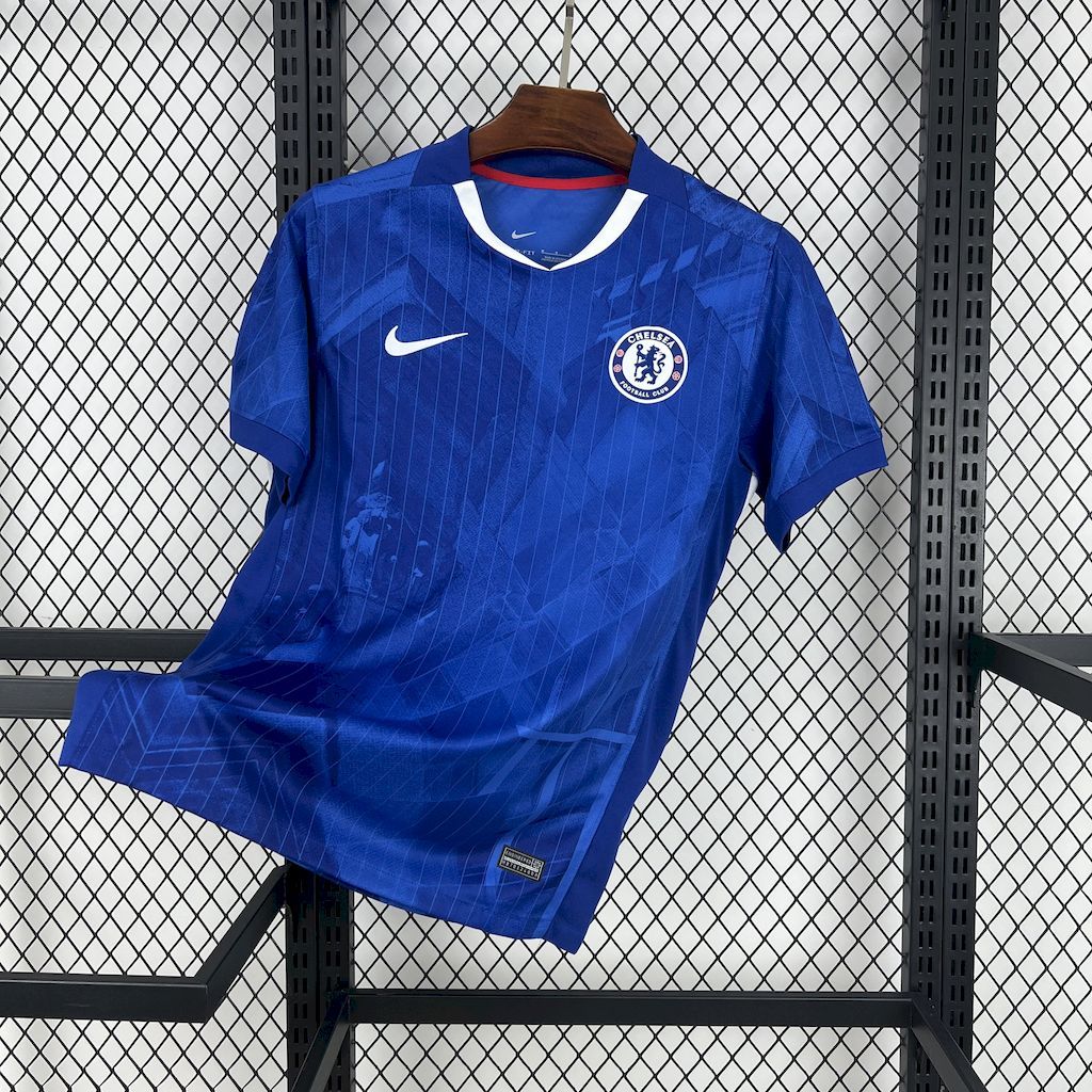 Camisa Pronta Entrega Chelsea Home 2025/26 - Nike Torcedor Masculina - Azul