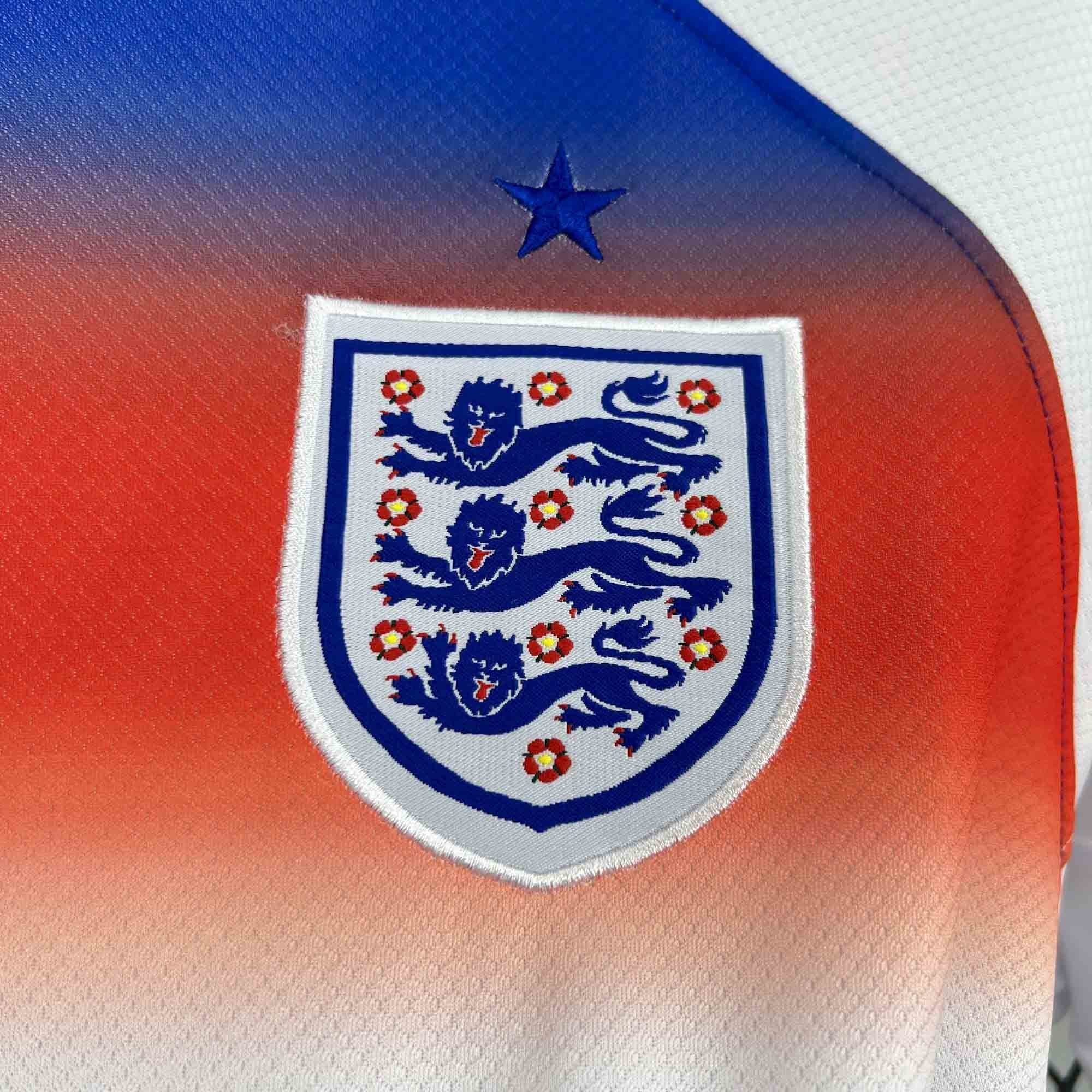 Camisa Pronta Entrega Seleção Inglaterra Away 2025/26 - Nike Torcedor Masculina - Branca/Azul