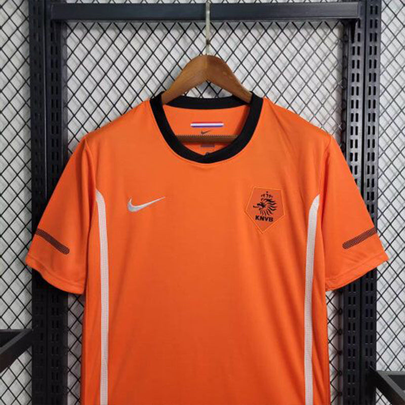 Camisa Pronta Entrega Seleção Holanda Home 2012/13 - Nike Retrô Masculina - Laranja/Preta