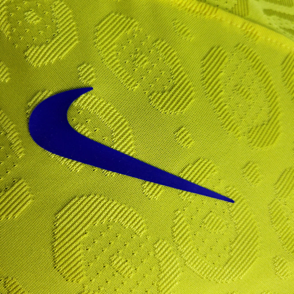 Camisa Pronta Entrega Brasil Home 2022/23 - Nike Jogador Masculina - Amarela/Verde
