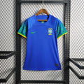 Camisa Pronta Entrega Brasil Away 2022/23 - Nike Torcedor Feminina - Azul/Verde