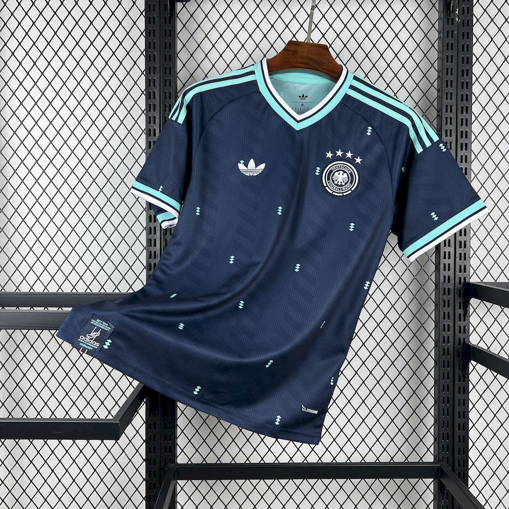 Camisa Pronta Entrega Seleção Alemanha Away 2026/27 - Adidas Torcedor Masculina - Azul/Branca
