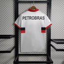 Camisa Pronta Entrega Flamengo 1986/87 - Umbro Retrô Masculina - Branca/Vermelha