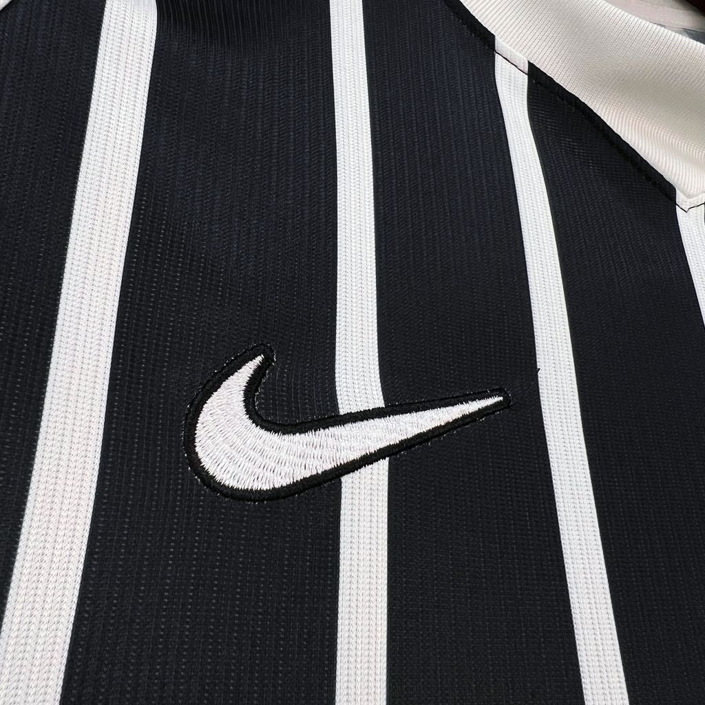 Camisa Pronta Entrega Corinthians Away 2026/27 - Nike Torcedor Masculina - Preta/Branca