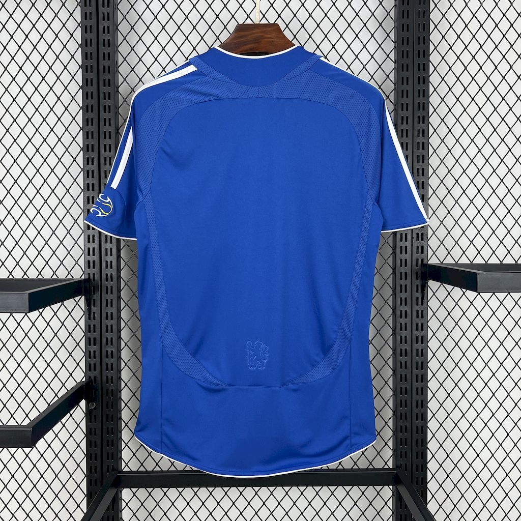 Camisa Pronta Entrega Chelsea Home 2006/07 - Adidas Retrô Masculina - Azul/Branca