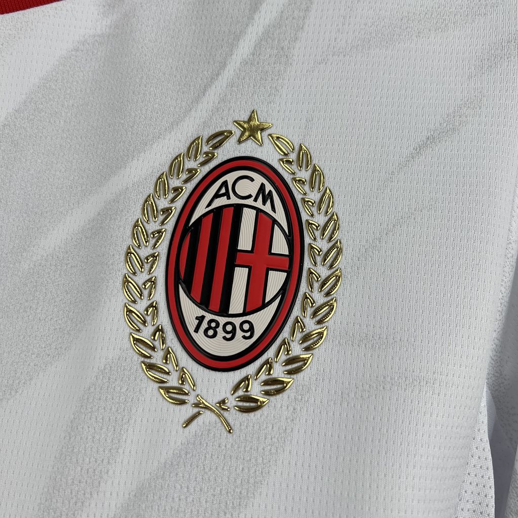 Camisa Pronta Entrega AC Milan Away 2026/27 - Puma Torcedor Masculina - Branca/Vermelha
