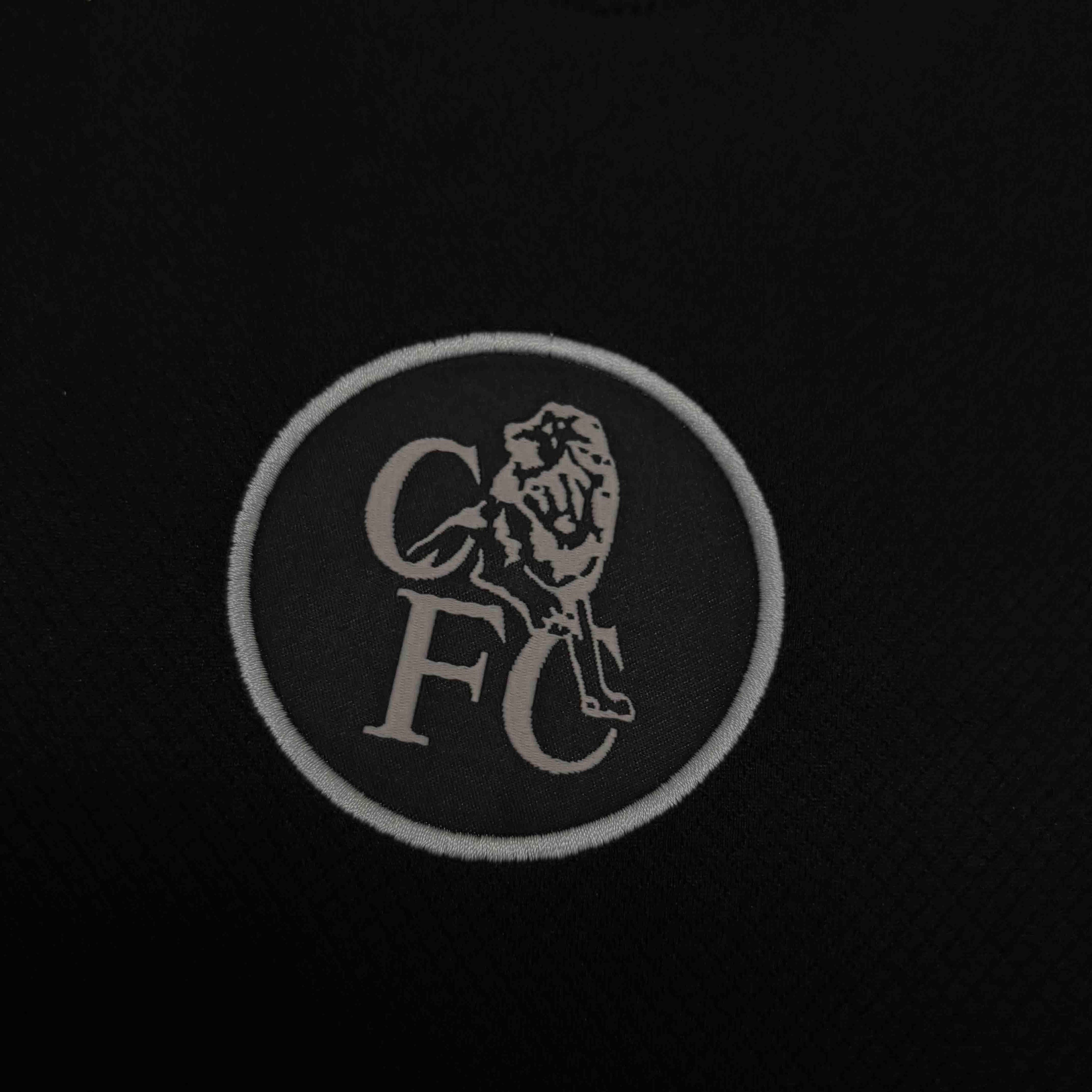 Camisa Pronta Entrega Chelsea Third 2025/26 - Nike Torcedor Masculina - Preta/Branca