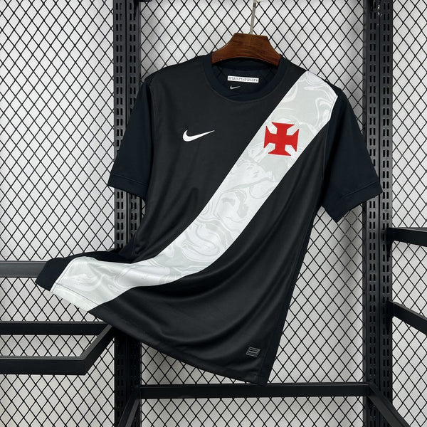 Camisa Pronta Entrega Vasco da Gama Home 2026/27 - Nike Torcedor Masculina - Preta/Branca
