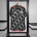 Camisa Pronta Entrega Flamengo Third 2025/26 - Adidas Torcedor Masculina - Cinza/Vermelha