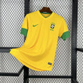 Camisa Pronta Entrega Seleção Brasil Home 2012/13 - Nike Retrô Masculina - Amarela/Verde