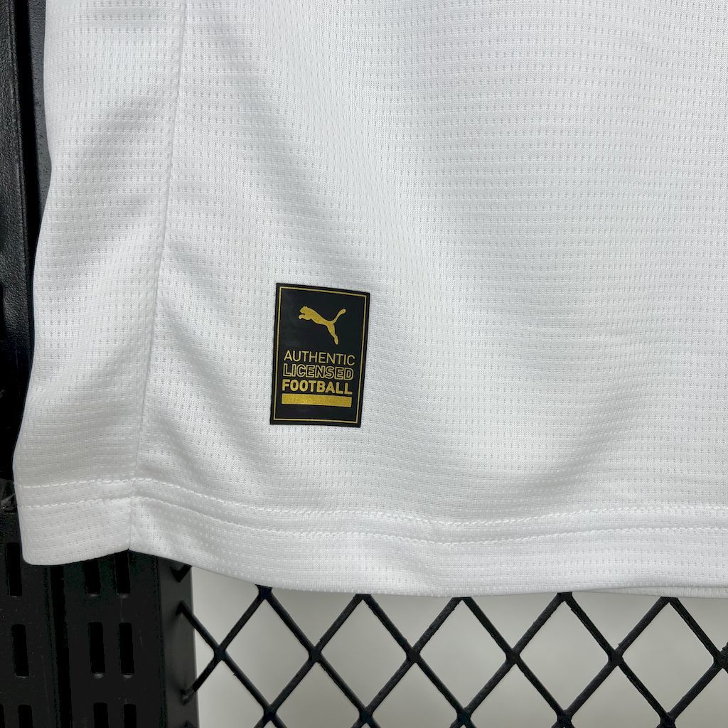 Camisa Pronta Entrega AC Milan Away 2026/27 - Puma Torcedor Masculina - Branca/Vermelha