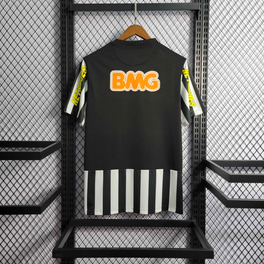 Camisa Pronta Entrega Santos Away 2012/13 - Nike Retrô Masculina - Branca/Preta