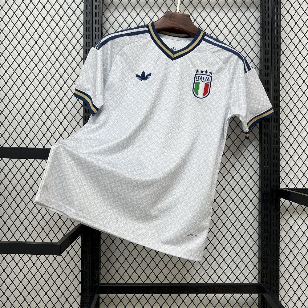 Camisa Pronta Entrega Seleção Itália Away 2026/27 - Adidas Torcedor Masculina - Branca/Azul