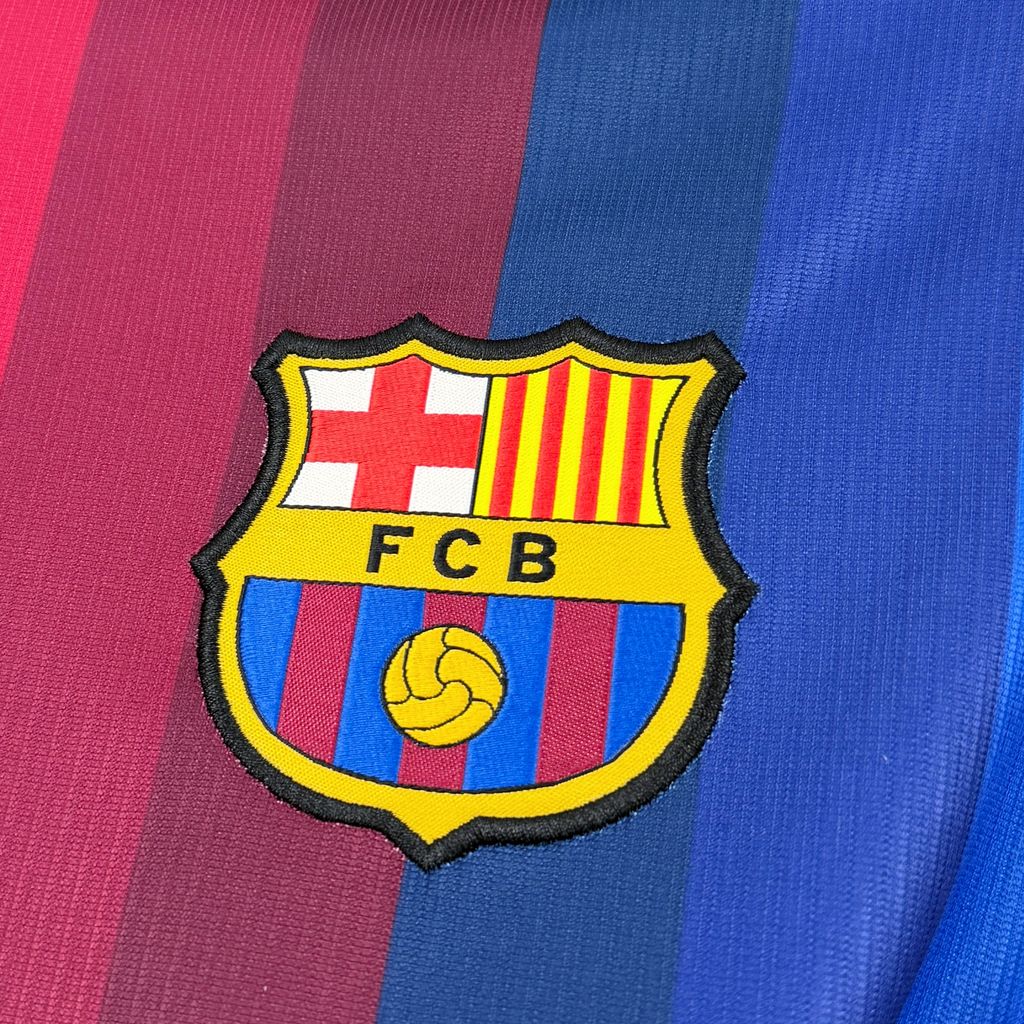 Camisa Pronta Entrega Barcelona Home 2026/27 - Nike Torcedor Masculina - Vermelha/Azul